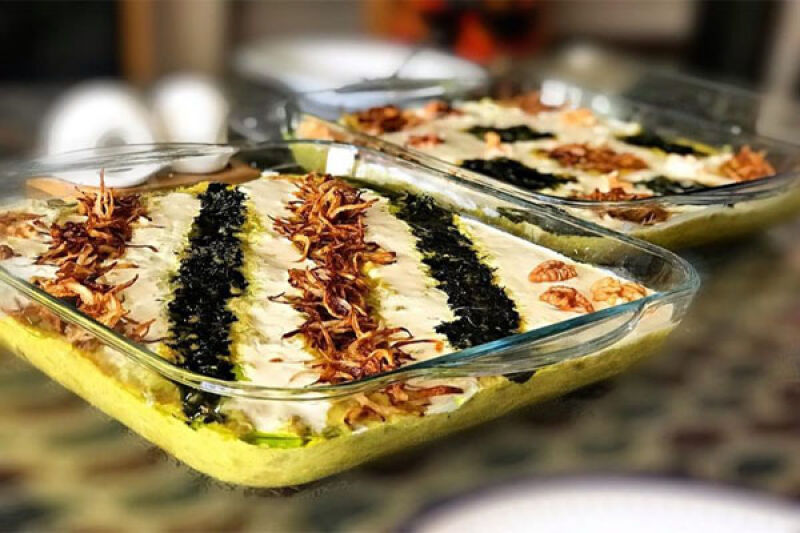 طرز تهیه حلیم بادمجان کرمانشاهی
